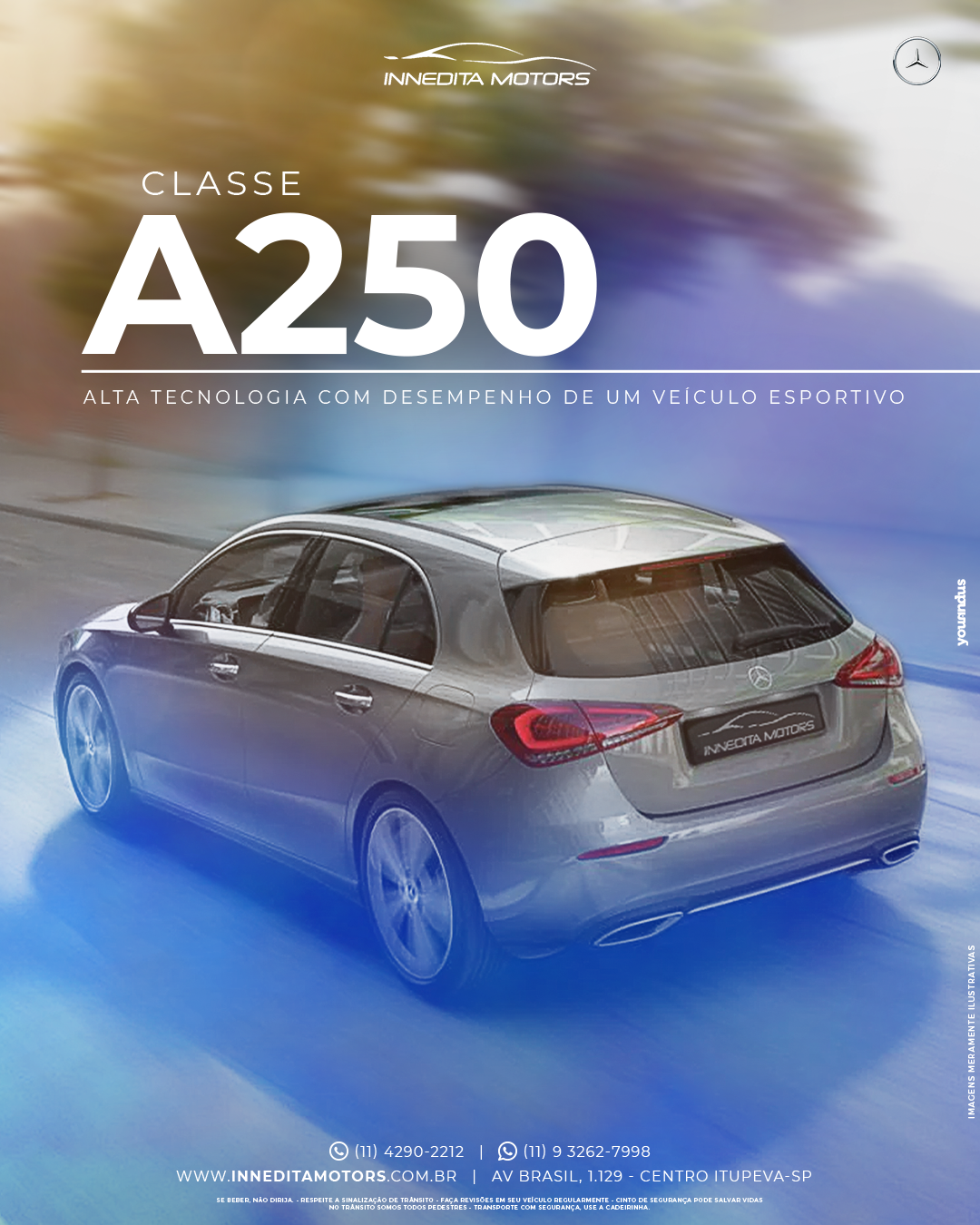 Mercedes Benz Classe A250: Alta Tecnologia e Desempenho