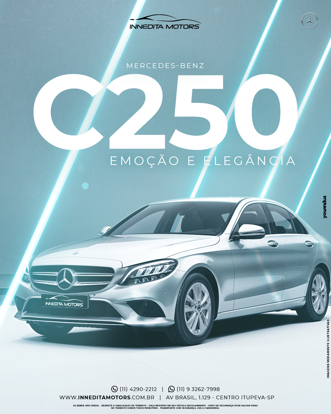 Mercedes-Benz C 250: Emoção e Elegância