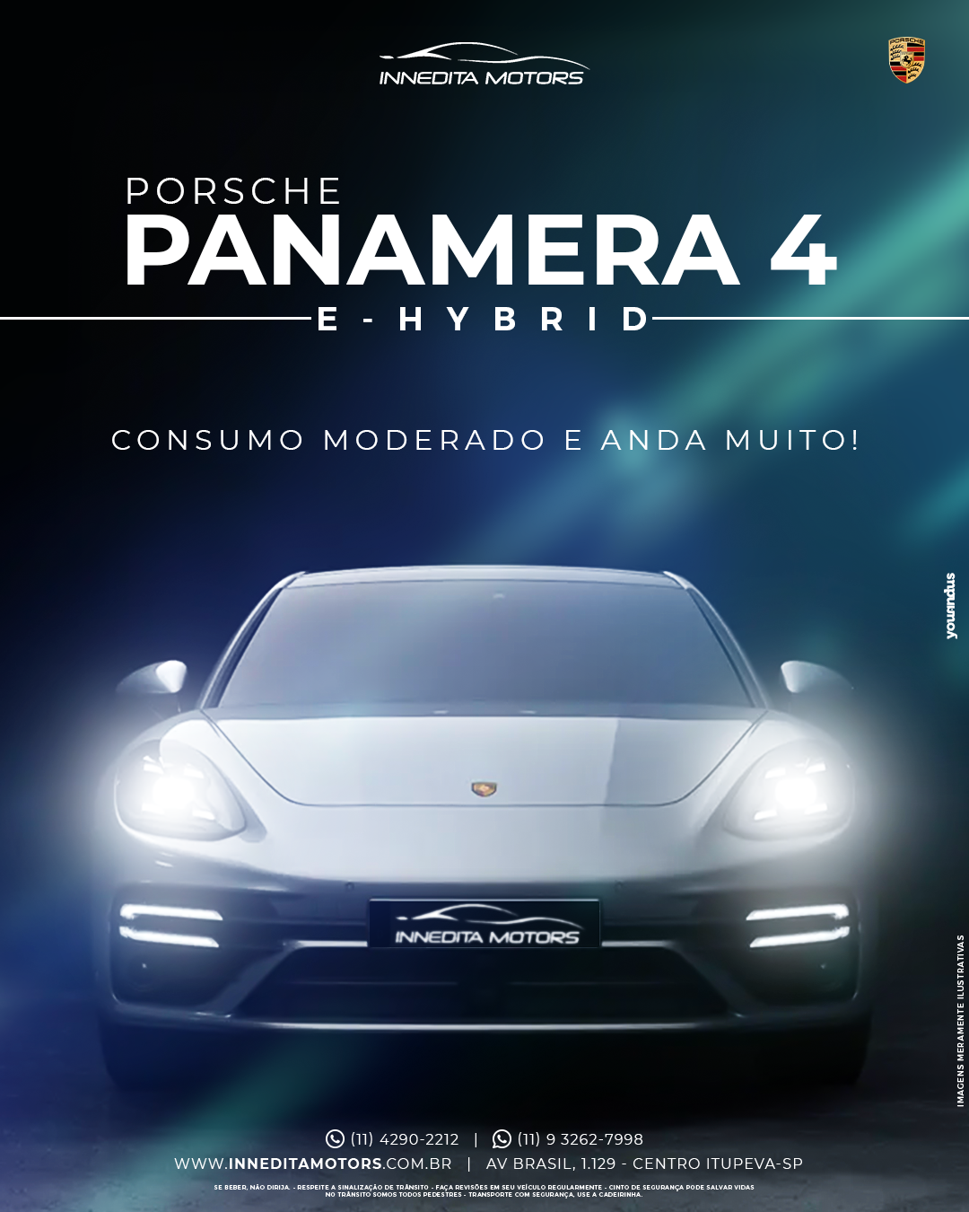 Porsche Panamera 4 E-Hybrid: Esportivo de Família